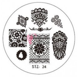 Matrita de Unghii din metal rotunda 5,6cm STZ 24
